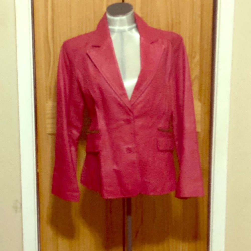 Leather Blazer
